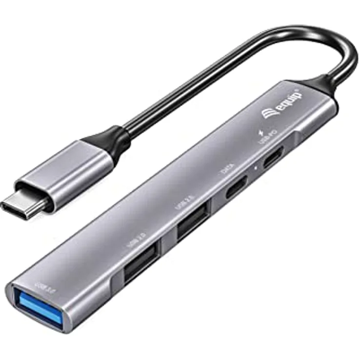 Equip 128962 5-Port USB 3.0/2.0 Hub mit USB-C 100W USB PD
