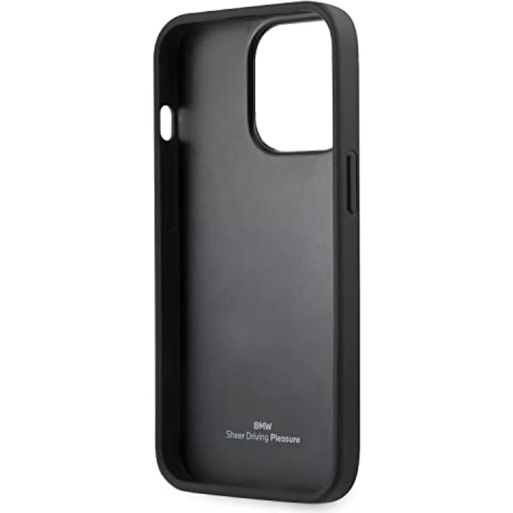 CG MOBILE Etui BMW BMHCP14XSLLBK Hülle für iPhone 14 Pro Max 6,7", schwarz, Leder Hardcase mit TPU/PC-Material – Bild 3