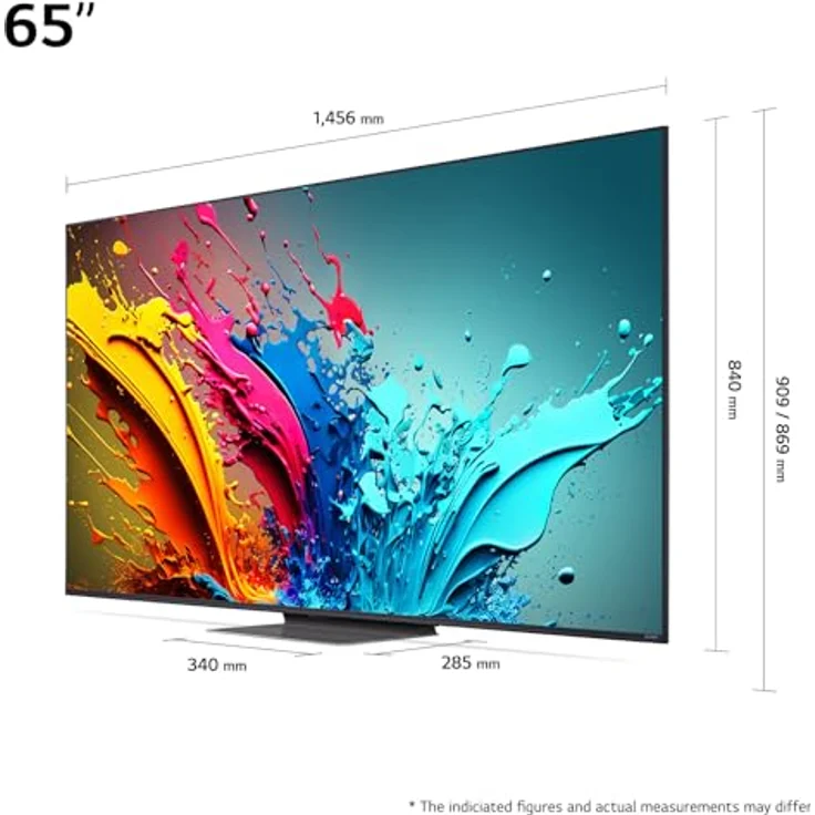 LG 65QNED86T6A TV 65" QNED Fernseher, 4K Quantum Dot NanoCell Plus Display, HDR10, bis zu 120Hz [Modelljahr 2024] – Bild 4