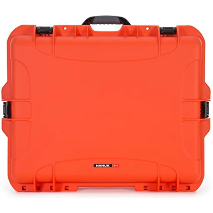 Nanuk 945 Wasserdichter Hartschalenkoffer - Orange, PowerClaw Verriegelungssystem, IP67 Wasserdicht, Schlagfester NK-7-Kunststoff