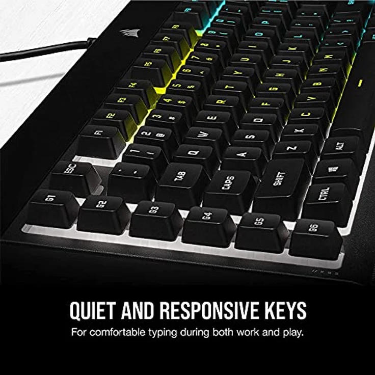 Corsair K55 RGB PRO Tastatur USB QWERTY Englisch Schwarz (CH-9226765-NA) – Bild 6