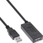InLine USB 2.0 Aktiv-Verlängerung mit Signalverstärkung, USB-A Stecker/Buchse, 7,5m, 34616A