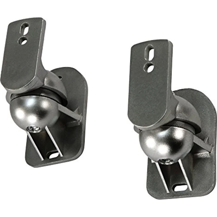 Lautsprecher Wandhalterung Boxenhalter Wandmontage PAAR silber LB-W 5S – Bild 2