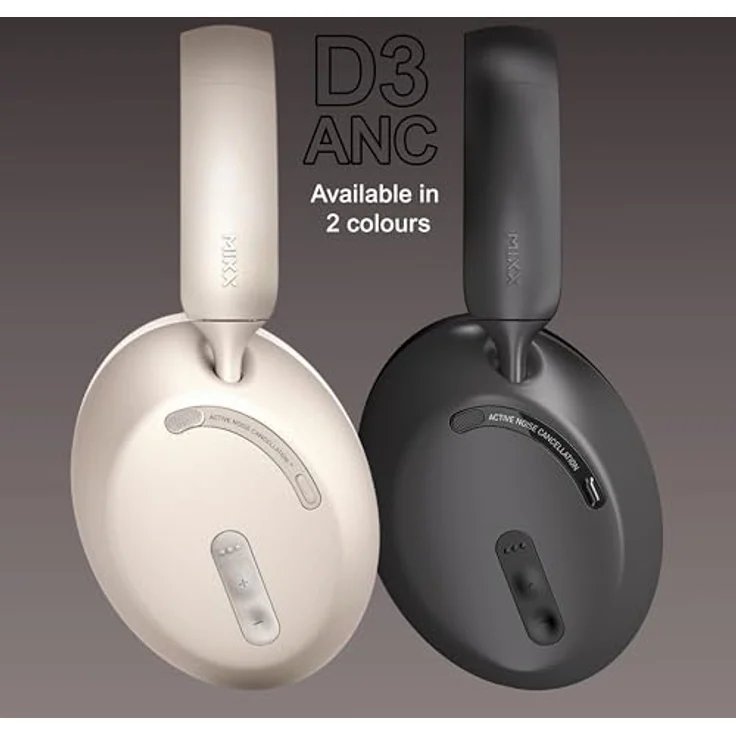 MIXX StreamQ D3, Over-Ear-Kopfhörer mit Active Noise Cancelling, bis zu 40 Stunden Laufzeit, faltbar, Siri und Google Assistant kompatibel – Bild 6