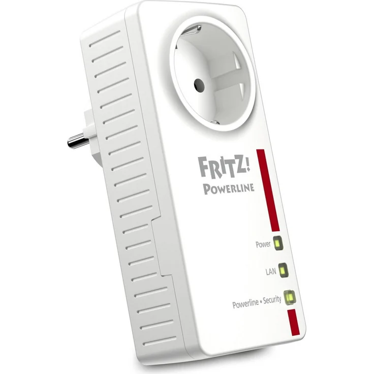 AVM FRITZ!Powerline 1220 / 1220E Einzeladapter (1.200 MBit-s, 2 x Gigabit-LAN, ideal für NAS-Anwendungen und HD-Streaming) – Bild 4