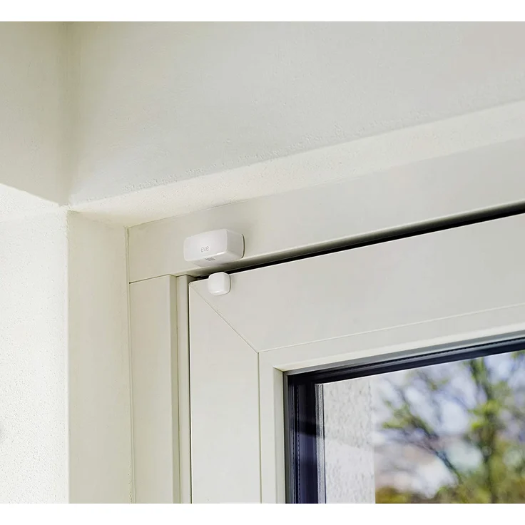 Eve Door & Window - Smarter Kontaktsensor für Türen/Fenster, Bluetooth, Thread, Mitteilungen (offen/zu), automatische Aktivierung von Geräten & Szenen, Apple HomeKit, keine Bridge, weiß – Bild 8