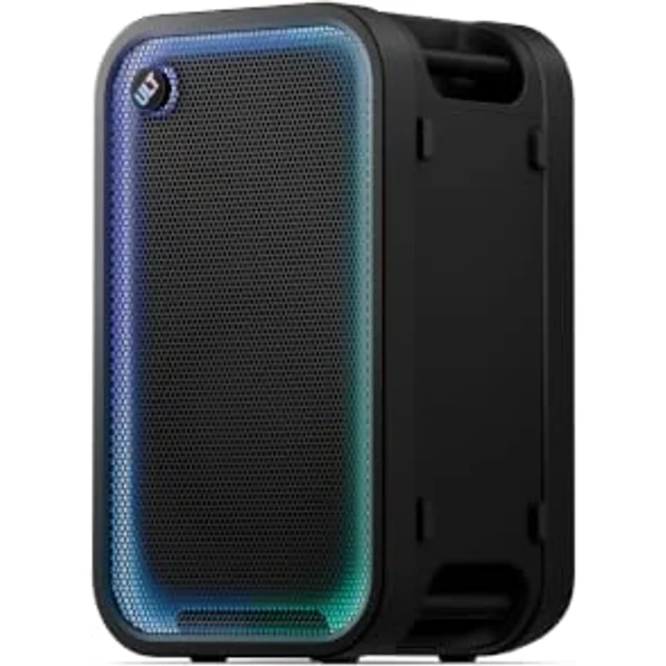 SONY ULT Tower 7, Kabelloser Bluetooth Party Lautsprecher mit 420 Watt Leistung, Schwarz, Musikgesteuerte Beleuchtung und 30 Stunden Akkulaufzeit – Bild 1