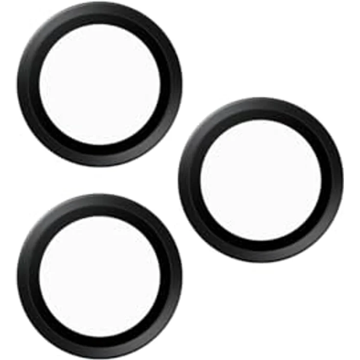 PanzerGlass HOOPS Kamera-Objektivschutz für Apple iPhone 16 Pro / 16 Pro Max 2024, ultrahochklares Glas, vollständige Abdeckung, kratzfest, Anti-Fingerabdruck, Schwarz – Bild 3