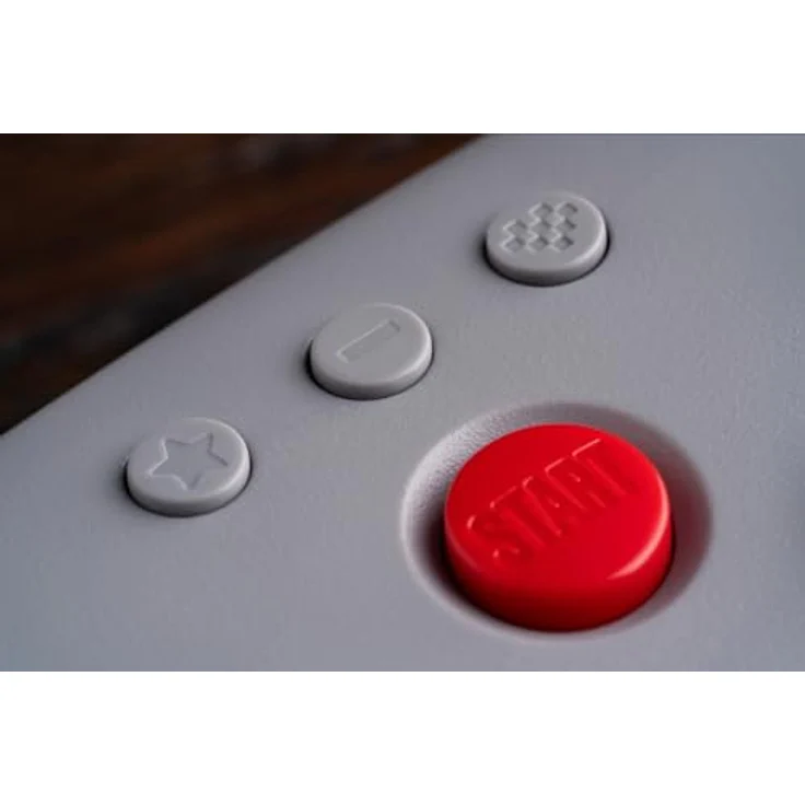 8BITDO RET00905 64 Bluetooth Gaming Controller Grau, kompatibel mit Nintendo Switch 2 und Android, Hall-Effekt-Joystick, Turbo-Funktion, Vibrationsunterstützung – Bild 8