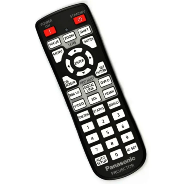 PANASONIC Fernbedienung N2QAYA000060, original Ersatzfernbedienung für Projektoren, sofort einsatzbereit