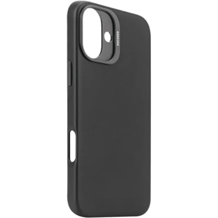 Decoded Lederhülle für iPhone 16 Plus, Echt ECCO Leder Hülle, MagSafe-kompatibel, Stoßfest, Schwarz – Bild 3