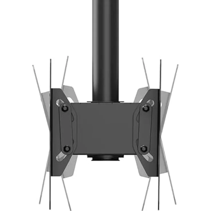 Neomounts DEH 23"-43" 2TFT 2Gelenke H:106-156cm Max.45, Beamer-Halterung mit flexiblem Höhenverstellbarkeit, schwarz – Bild 3