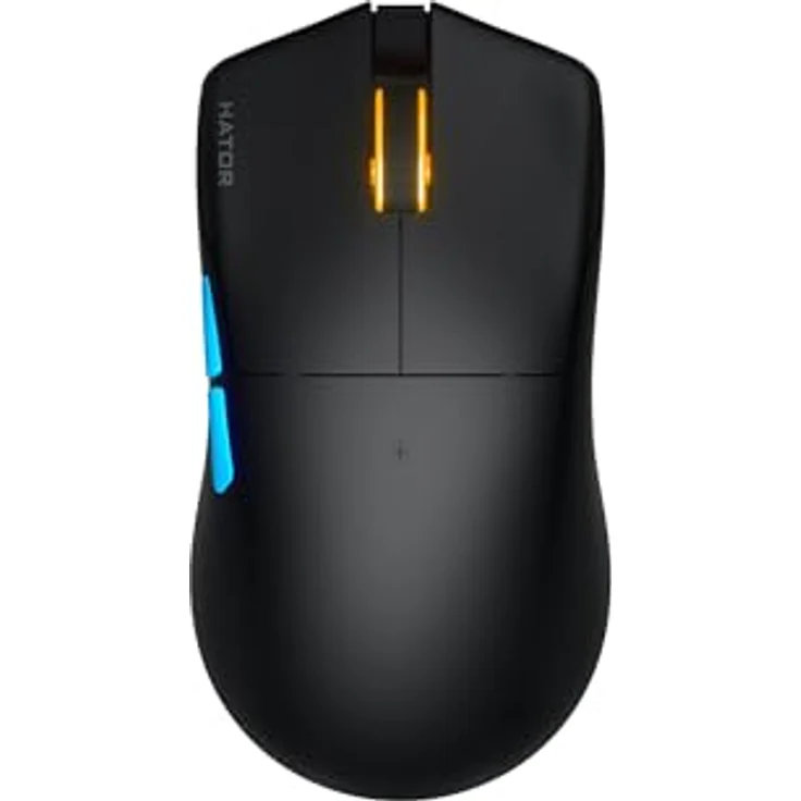 Hator Pulsar 3 PRO Wireless, Gaming Maus mit optischem PixArt 3950 Sensor, 30.000 DPI, 3 Verbindungsmodi, Schwarz – Bild 1