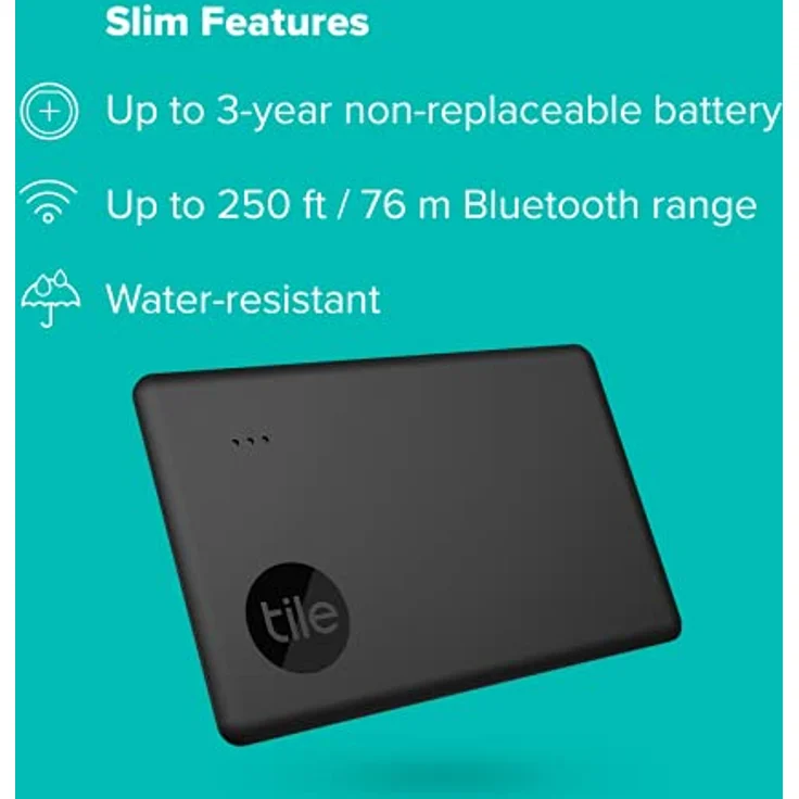 Tile Bluetooth Tracker Slim 2022 schwarz – Bild 7
