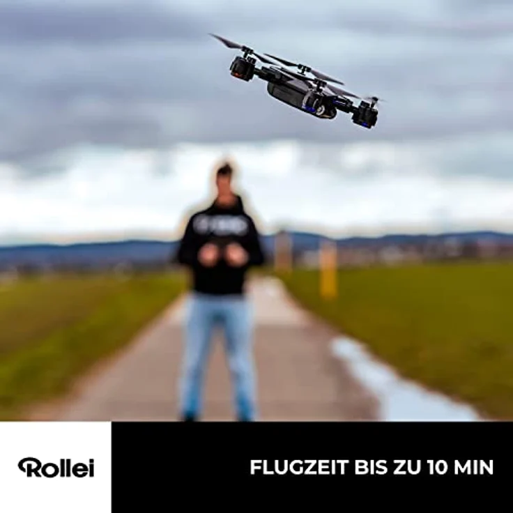 Rollei Fly 60 Combo Drohne, HD-Kamera, stabile Fluglage, lange Flugzeit, App Steuerung, inkl. Fernbedienung – Bild 4