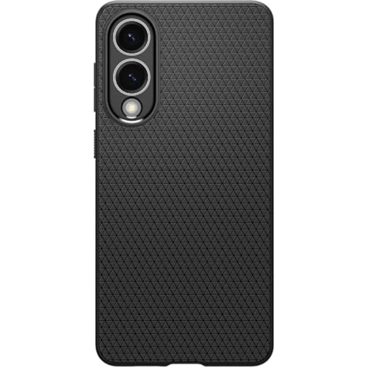 Spigen Liquid Air Hülle für Samsung Galaxy S25 Edge, TPU mit Air Cushion Technologie und Displayrand-Schutz, Schwarz – Bild 4