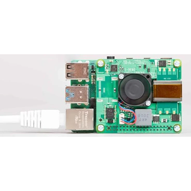 Raspberry Pi Power over Ethernet (PoE+) HAT für Raspberry Pi 4 & 3B+, R2, offizielles Erweiterungsboard zur Stromversorgung über Ethernet-Kabel – Bild 4
