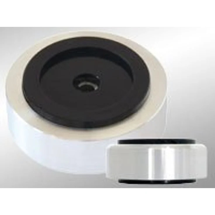 Dynavox Aluminium-Füsse für HiFi-Geräte, 4er-Set, polierte Füße mit hoher Stabilität und Gummi-Dämpfern, Silber – Bild 5
