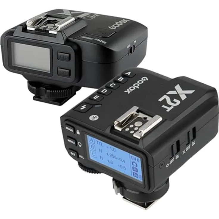 Godox X2 Sender X1 Empfänger Set für Nikon, Fernauslöser mit drahtloser Reichweite