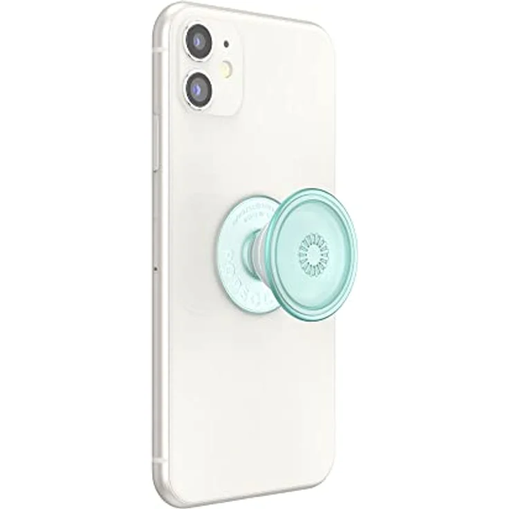 PopSockets: PopGrip Plant - Ausziehbarer Sockel und Griff aus Pflanzlichen Materialien mit Austauschbarem Oberteil für Smartphones und Tablets - Light Jade – Bild 5