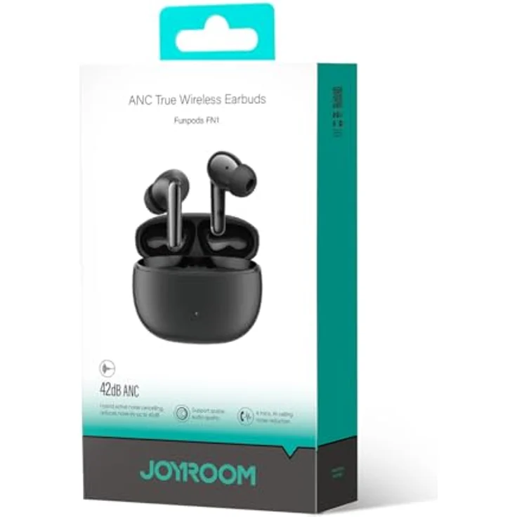 Joyroom Funpods Jr-Fn1 Drahtlose In-Ear-Kopfhörer Tws Bluetooth 5.4 Anc Enc - Schwarz – Bild 6