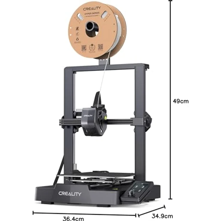 Creality Ender-3 V3 SE 3D-Drucker, automatische Nivellierung, leiser Betrieb, stabil (Schwarz) – Bild 5