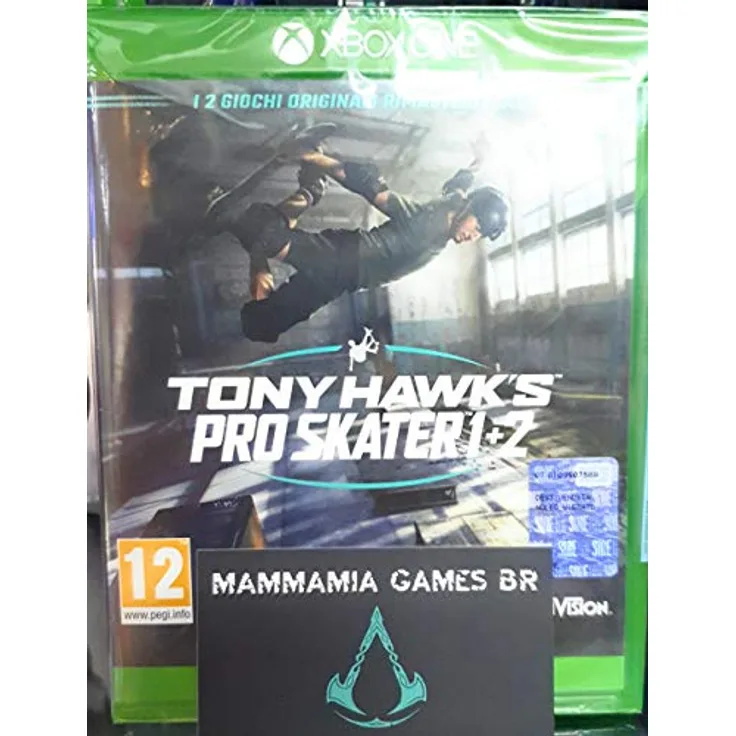 Xbox Videogioco Activision Tony Hawk’S Pro Skater 1+2, Remastered Skateboard-Spiele mit Tony Hawk in legendarer Besetzung, lokale 2-Spieler-Modi, Xbox One-Games
