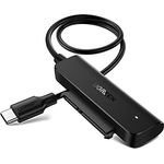 UGREEN USB C SATA Adapter für 2,5 Zoll SSD und HDD Festplatten Adapter USB 3.1 auf SATA III Typ C SATA Kabel Thunderbolt 3 kompatibel UASP Unterstützung für MacBook Pro, MacBook Air, Mac Mini usw