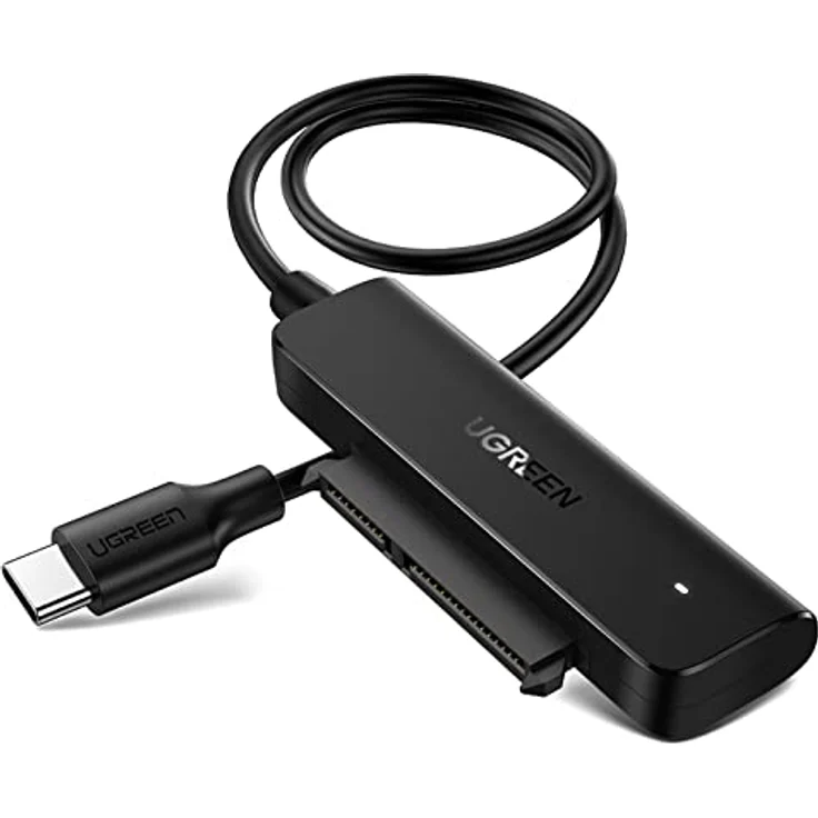 UGREEN USB C SATA Adapter für 2,5 Zoll SSD und HDD Festplatten Adapter USB 3.1 auf SATA III Typ C SATA Kabel Thunderbolt 3 kompatibel UASP Unterstützung für MacBook Pro, MacBook Air, Mac Mini usw – Bild 1