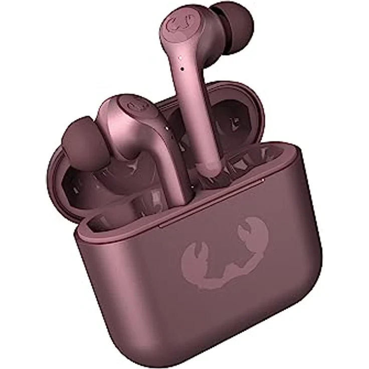 Fresh 'n Rebel Twins 3+ Tip, kabellose In-Ear-Bluetooth-Kopfhörer, kristallklare Musik und Telefonate, In-Ear-Erkennung, Mulitpoint-Bluetooth, 27 Stunden Spielzeit, spritzwasserfest (Deep Mauve) – Bild 1