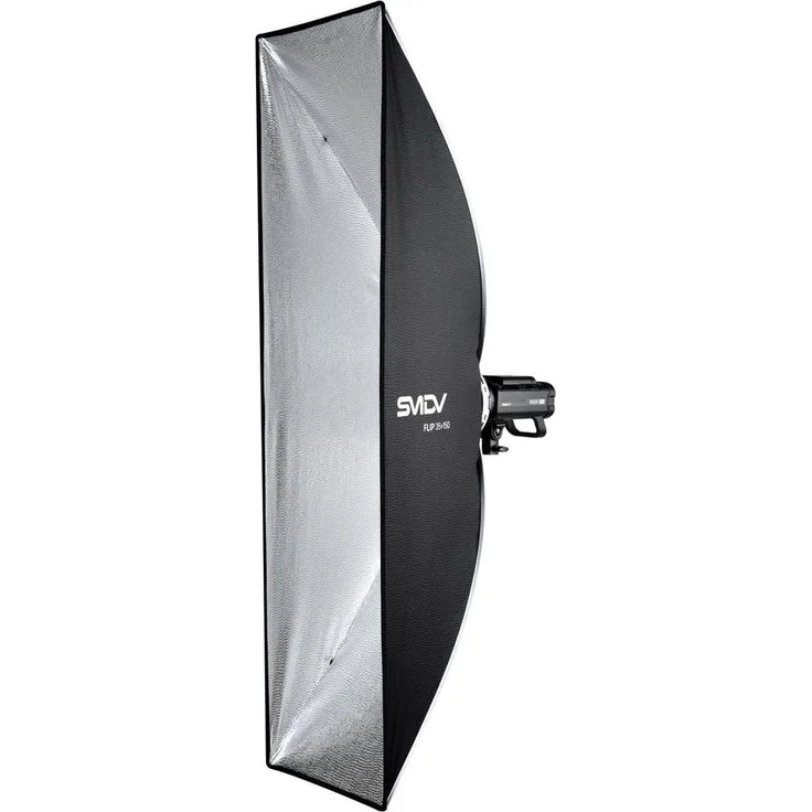 SMDV Speedbox Flip 35x150, Softbox + Reflektor (exclusief Speedring) für Fotostudio-Equipment