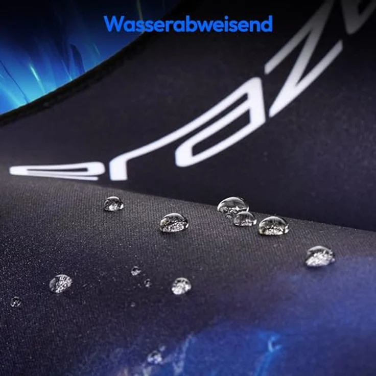 ERAZER Templar X20 Gaming Mauspad XXL (40x90 cm, stark haftende Unterseite, wasserabweisend, robust, strapazierfähig, vernähter Rand) – Bild 5