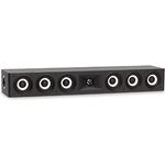 JBL Stage A135C Single Center Lautsprecher (schwarz) mit Bühnenoberteil-Detail und Gesangsprojektion