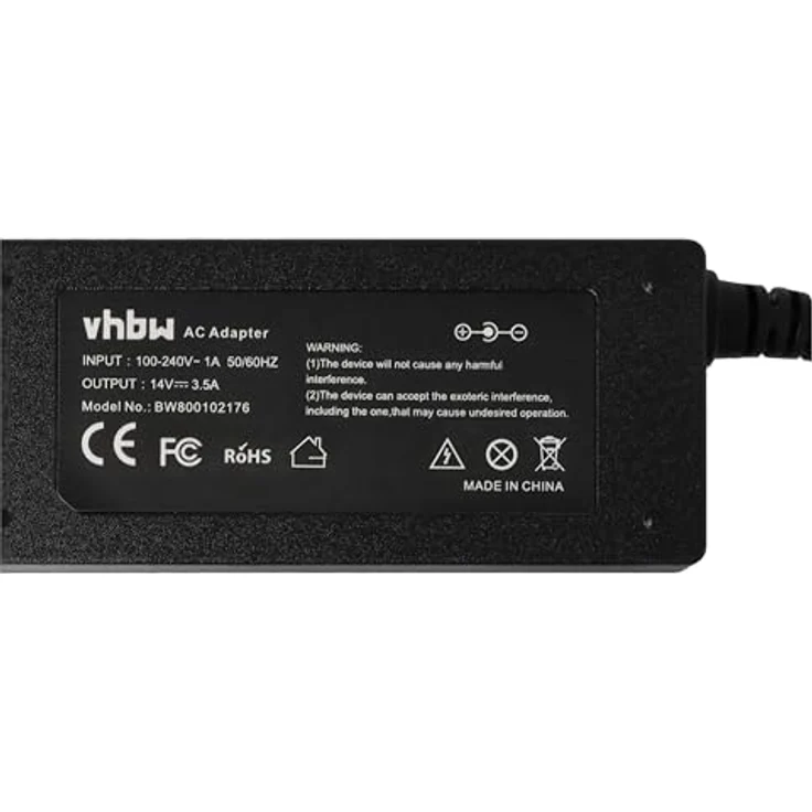 vhbw Netzteil für Samsung SyncMaster EVI-D70P, SM152B, EVI-D70, PC-Netzteil, 50 W, schwarz, Euro-Stecker, präzise Passform – Bild 5