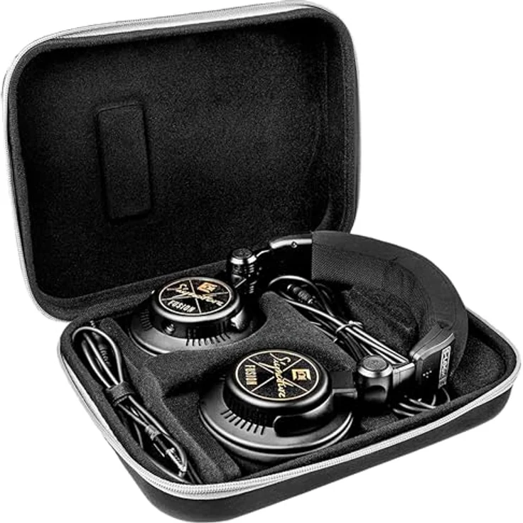 Ultrasone Signature Fusion OB, Halboffene Kopfhörer mit S-Logic3 Technologie und Graphene-GSS-Membranen, Kabelgebunden, Schwarz – Bild 3