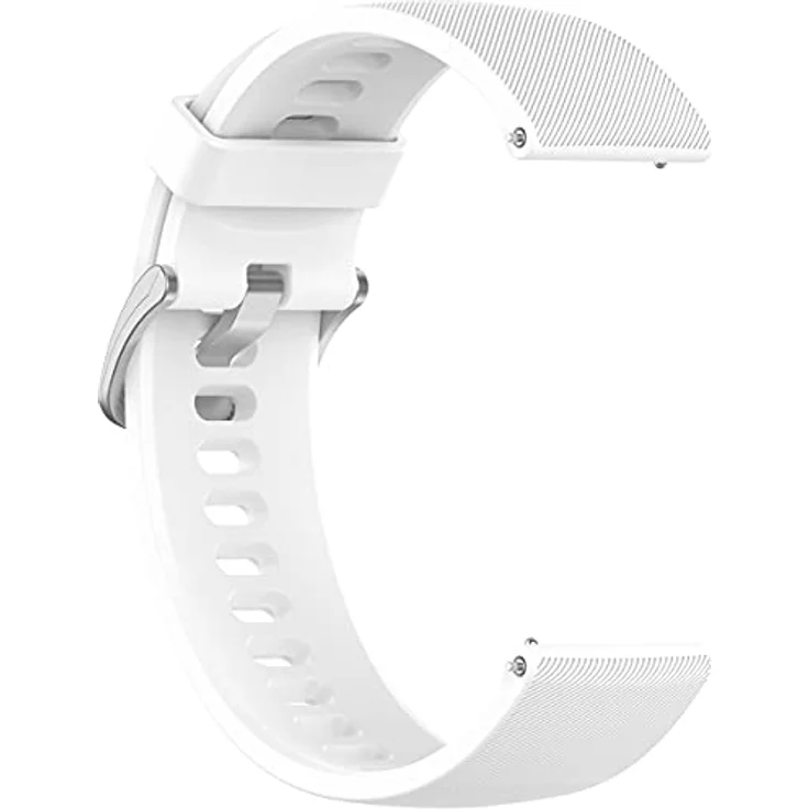 Shieranlee 22mm Armband für SUUNTO 9 Peak, Huawei Watch 3 Pro, Vantage M/M2, Letsfit IW2, UMIDIGI Uwatch 3S – Umweltfreundliches Silikon, Schnellwechselverschluss, Hochwertiger Edelstahlverschluss – Bild 4