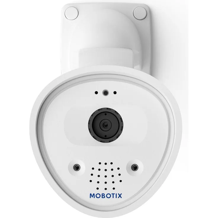 Mobotix Box-Netzwerkkamera, 4K Überwachungskamera mit IR-Nachtsicht, WDR-Technologie und salzwasserbeständigem Gehäuse, Weiss
