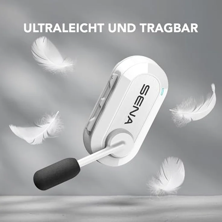 Sena BiKom 20 Outdoor Kommunikationssystem, Leichter Mesh Kommunikator mit Bluetooth 5.2, 600m Reichweite, Schwarz, Doppelpack – Bild 2