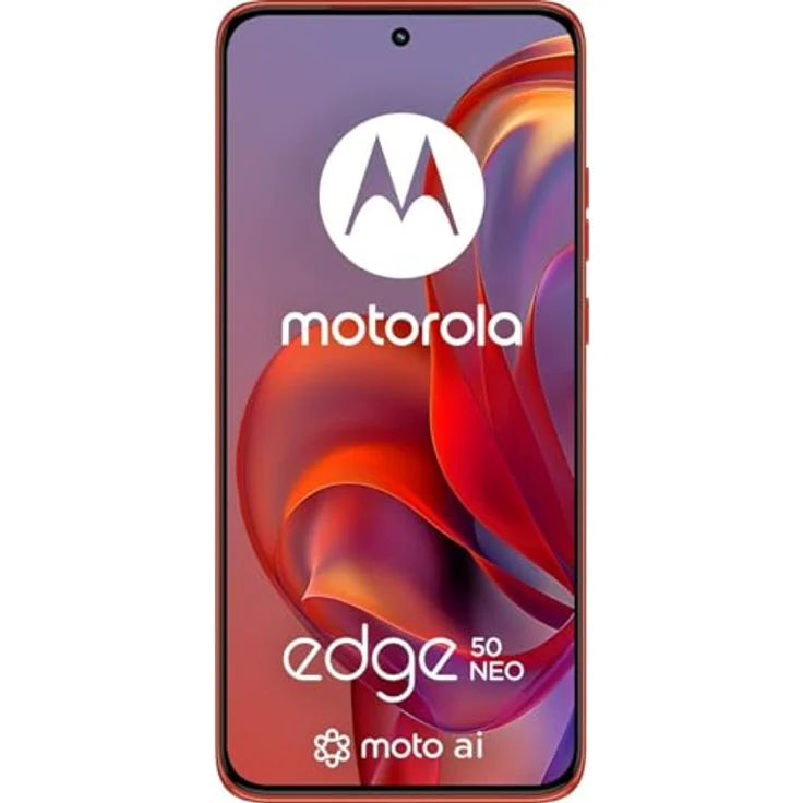 Motorola Edge 50 Neo 5G (6.4") 120Hz Dual SIM Android 14 5G USB Type-C 12 GB 512 GB 4310 mAh Poinciana Terrakotta (PB310010PL) Smartphone mit hochwertigem pOLED-Display und TurboPower-Ladung – Bild 6