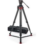 Sachtler Stativ System Ace XL flowtech75 GS Mk II (1016GS) - Kamera-Zubehör mit 8 kg Nutzlast, 9 Gegengewichtsstufen, beleuchteter Libelle