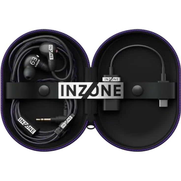 SONY INZONE E9, In-ear Gaming-Kopfhörer mit 360 Spatial Sound, Noise Isolation, USB-C Audiobox, Schwarz – Bild 9