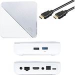 Homatics Box R 4K Plus Android 11 TV Mediaplayer (32GB Flash, Google, Netflix 4K Dolby Vision & Atmos, Disney+, Prime Video, 4K UHD, AV1, 1Gbit, DTS, HDR10+, WiFi 6, Bluetooth 5.0, Weiß)