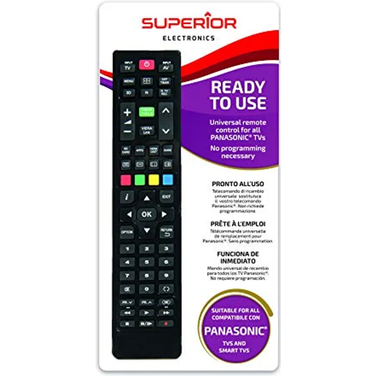 Superior Electronics Universalfernbedienung für Panasonic Smart - SUPTRB003
