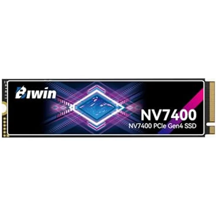 BIWIN Black Opal NV7400, 2TB M.2 PCIe Gen4 SSD mit 7450 MB/s Lesegeschwindigkeit, NVMe 2.0, kompatibel mit PC, Laptop & PS5