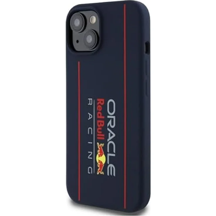 Red Bull Racing Silicone Oversize Vertical Logo MagSafe, Smartphone Hülle für iPhone 15 in Navy Blau – Bild 2