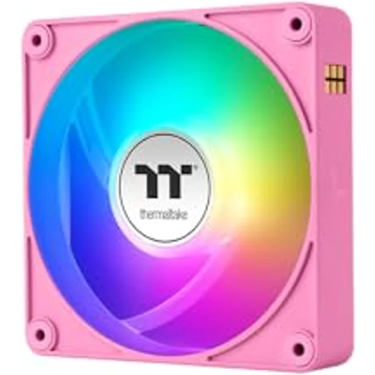 Thermaltake CT120 EX ARGB Gehäuselüfter, Pink, 3er Pack mit optimiertem Airflow und leisen Betrieb – Bild 1
