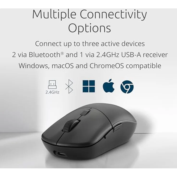 Kensington MY430 EQ WIRELESS (Kabellos) Maus in Schwarz, Rechargeable – Bild 2