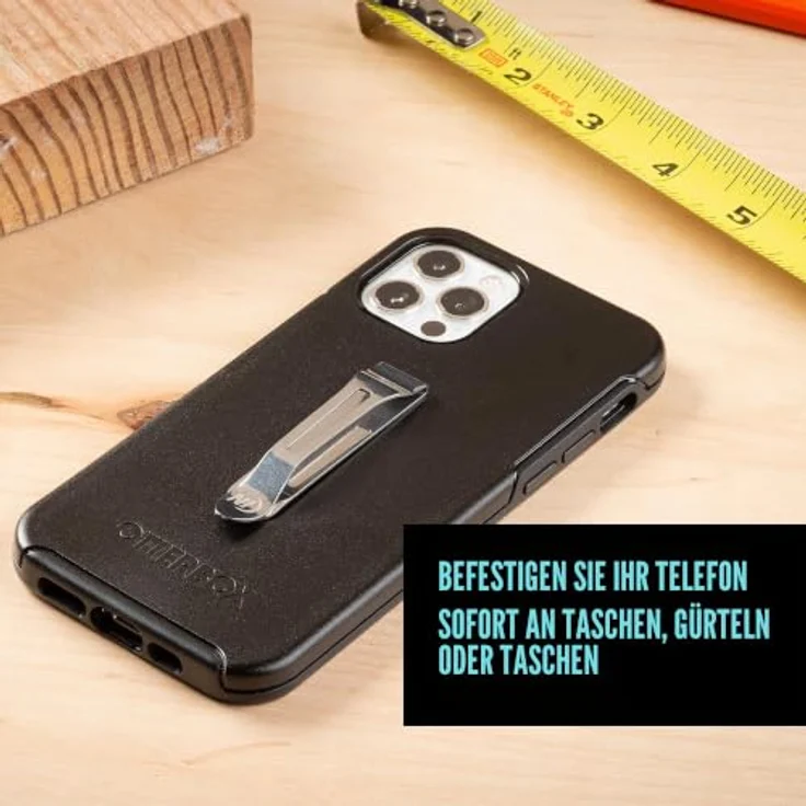 NITE Ize HipClip Gürtelclip aus Edelstahl, sicherer 3M® VHB® Kleber für Mobilgeräte und Multitools – Bild 5