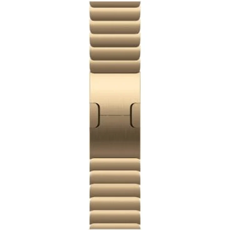 Apple Watch Link Bracelet Armband 42mm, Brilliantgold, Edelstahl-Legierung mit Doppelfeldverschluss, einstellbare Größe für Handgelenke 135–195 mm, kompatibel mit Apple Watch – Bild 1