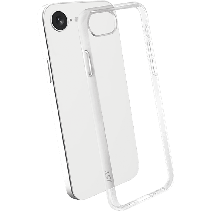 ISY ISC-1057, Backcover für Apple iPhone 16e, transparent, schützend und schlank